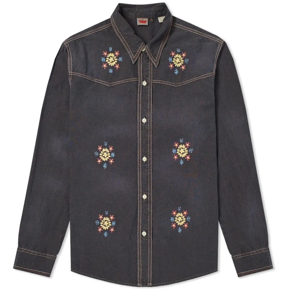LEVI'S VINTAGE CLOTHING ROCKERS CHAMBRAY SHIRT